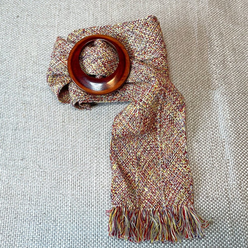 Vintage Boho Adjustable Fabric Belt Medium/Large